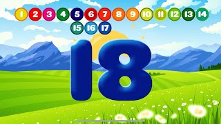 Number songs from 1 to 100 learning amp educational songs kindergarten Montessori preschool nursery [upl. by Runstadler]