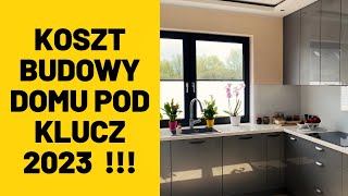 Ile kosztowała budowa domu parterowego 94m2  Koszt budowy domu pod klucz 2023 [upl. by Niret]