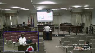 Stormwater Board Special Meeting October 10 2024 [upl. by Eugenia]