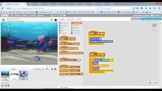 Projet Scratch Chasse aux poissons [upl. by Rahmann517]