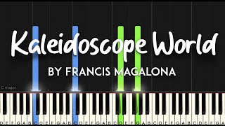 Kaleidescope World by Francis Magalona synthesia piano tutorial  sheet music [upl. by Dre605]