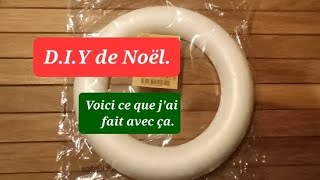 DIY de Noël Voici ce que jai fait avec ça Jadoreeeeee [upl. by Ruttger]