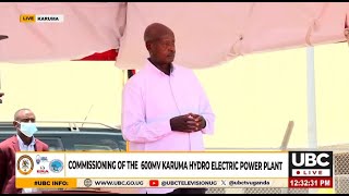 LIVE MUSEVENI TO COMMISSION THE KARUMA HYDROPOWER PLANT  SEPTEMBER 26 2024 [upl. by Eidnarb738]