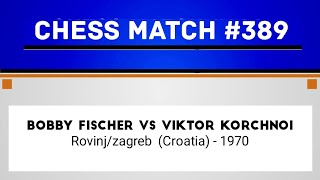 Bobby Fischer vs Viktor Korchnoi • Rovinjzagreb Croatia  1970 [upl. by Illyes]