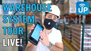 Live Tour of a Real Warehouse Management System  LaceUp WMS [upl. by Evvie790]