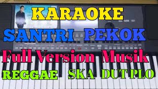 KARAOKE FULL VERSION SANTRI PEKOKDUT PLO ASOOYYBAS GLER [upl. by Moran802]