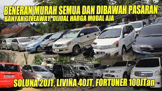 BENERAN DIBAWAH PASARAN MURAH BANGET HARGANYA FORTUNER LEBIH MURAH DARI AVANZA BEKAS ADA DISINI [upl. by Lovel654]