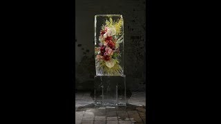 DRIES VAN NOTEN 098 Womens SpringSummer 2017  Iced Flowers Melting Timelapse [upl. by Cochran775]