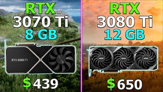 RTX 3070 Ti vs RTX 3080 Ti  Test in 10 Games [upl. by Harts906]