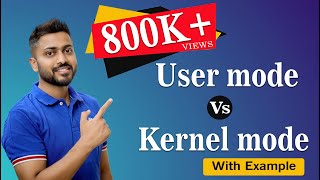 L110 User mode and Kernel mode in operating system in hindi [upl. by Trent]