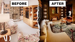 3 Interior Designers Transform The Same Dated 90s Living Room  Space Savers  Architectural Digest [upl. by Atsok]