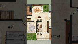 1600 sqft ground floor plan [upl. by Nagud]