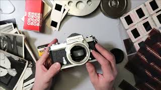 How To Load 35mm Film Nikon Nikkormat [upl. by Hebrew]