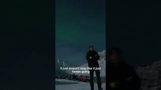 Seeing the Northern Lights Aurora Borealis in Svalbard ✨🌌 [upl. by Urina281]