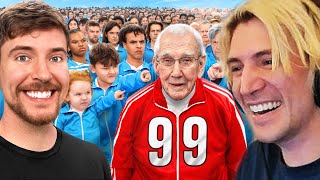 Ages 1  100 Decide Who Wins 250000  xQc Reacts to MrBeast [upl. by Paloma690]