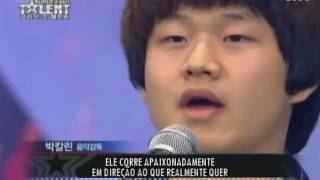 Choi SungBong o Paul Potts coreano legendado PTBR [upl. by Tammany]