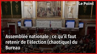 Assemblée nationale  ce qu’il faut retenir de l’élection chaotique du Bureau [upl. by Jablon]