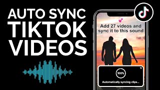 How to Auto Sync on TikTok For 27 Videos 17 Videos Trend [upl. by Lala]