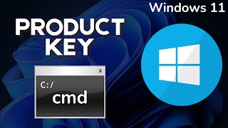 How to Find Product Key on Windows 11 using CMD [upl. by Rapsag]