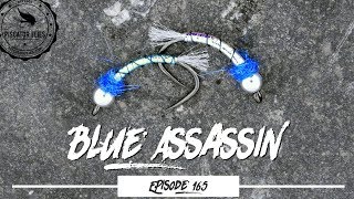 Tying the Blue Assassin Trout Fly Pattern  Ep165 PF PiscatorFlies [upl. by Eicak262]