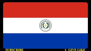 Himno nacional Paraguayo Paraguayan natio anthem 巴拉圭国歌 पराग्वे का राष्ट्रीय गान النشيد الباراجواياني [upl. by Bennie]