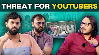 Ajeet Bharti talks about Real threat to Nationalist Youtubers [upl. by Donella]