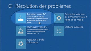 إعادة تهيئة الوندوز 10 Réparation windows 10 sans CD [upl. by Aleacim]