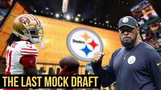 My Final Predictions For The Steelers 2024 NFL Draft [upl. by Abernon]