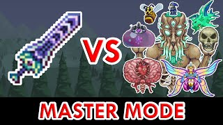 Terraria 14  Zenith vs ALL Bosses Master Mode [upl. by Nickelsen]