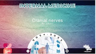 Cranial Nerves  Neuro Medicine  Lec 2 part 1 [upl. by Euqinmod]