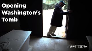 Opening George Washingtons Tomb [upl. by Nwadahs]