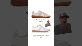 Steve Madden Dixin vs Maison Margiela Replica sneakers sneakerhead style [upl. by Inalaehon]