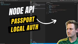 1  Nodejs API  Passport  Local Authentication Strategy  Project Initialisation [upl. by Navac]