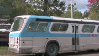 GM New Look Fishbowl Bus Rides at the Seashore Trolley museum [upl. by Assenav]