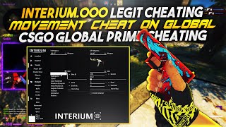 MOVEMENT CHEAT ON A GLOBAL PRIME  INTERIUM  CSGO PRIME  R2GLOBAL 52 [upl. by Gnol]