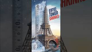 The Eiffel Tower Shrinks 6 Inches in Winters  Paris [upl. by Magill]