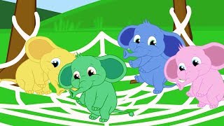 Um elefante se Balançava  15 minutos de musica infantil com Os Amiguinhos [upl. by Milton212]