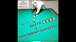 BILIARDOv65 EFFETTI E SPOSTAMENTO SU EFFETTO [upl. by Raychel41]