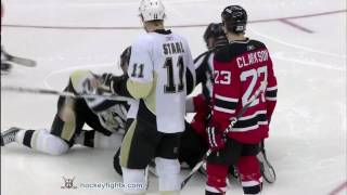 Matt Cooke vs Rob Niedermayer Mar 12 2010 [upl. by Ramsa]