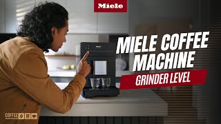 Miele Coffee Machine How to Adjust Grinder level for the Perfect Brew  Coffee Warehouse [upl. by Lachish]