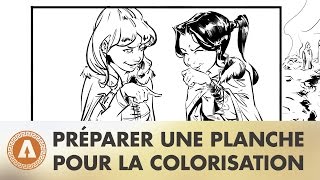 Comment préparer une planche de BD pour la colorisation sur Photoshop [upl. by Rist]