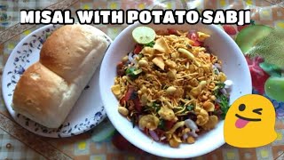 MISAL WITH POTATO SABJI [upl. by Aennyl]