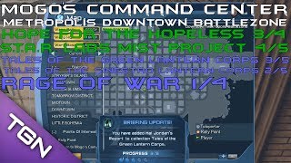 DCUO  DLC9  Mogos Command Center amp Downtown Battlezone Briefings amp Investigations [upl. by Akenn941]