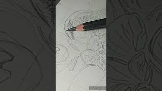 indenting technique sketch skills charcol drawing [upl. by Aggappe]