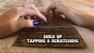 ASMR Build Up Scratching amp Tapping with Camera Tapping No Talking ❤️ [upl. by Shakti458]