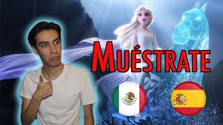 REACCIÓN a MUÉSTRATE 🇲🇽 LATINO vs CASTELLANO 🇪🇸 FROZEN 2 ❄️ [upl. by Ilecara]