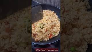 short of Schezwan rice recipe very easy and tasty in 15 sec [upl. by Awuhsoj]