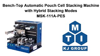 BenchTop Automatic Pouch Cell Stacking Max 100 mm WMachine Glovebox Compatible  MSK111APES [upl. by Enenej]