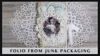 Folio from Junk Packaging featuring RubyampPearlxo  Tutorial [upl. by Ainessej]