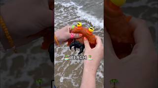 LOOKING FOR FIDGETS at the BEACH 🌊😱👙 weird amazon fidgets [upl. by Marcelline]